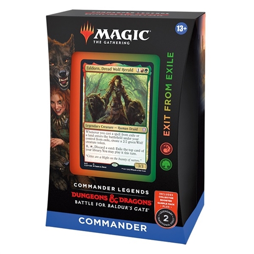 Commander Legends Baldurs Gate - Commander Deck - Exit from Exile - Magic The Gathering
